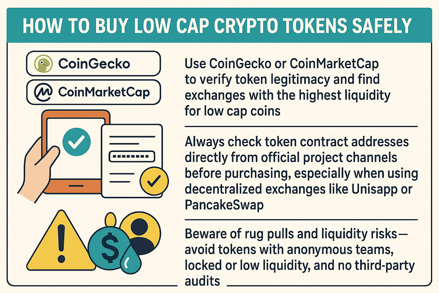 How to Buy Low Cap Crypto Tokens Safely: Tools, Tips, and Risks