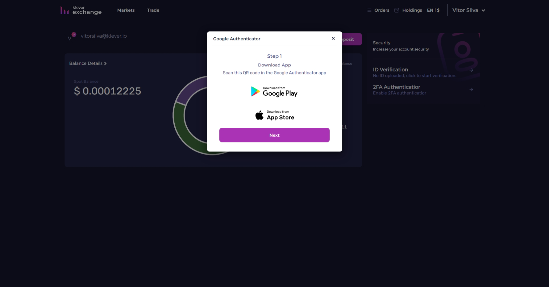 crypto exchange multi-factor authentication app
