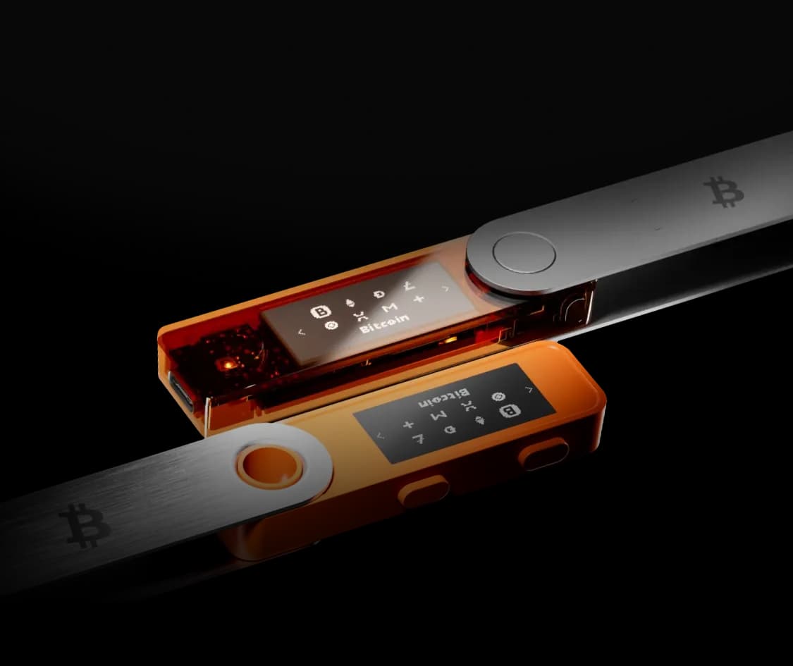 Ledger hardware wallet secure storage