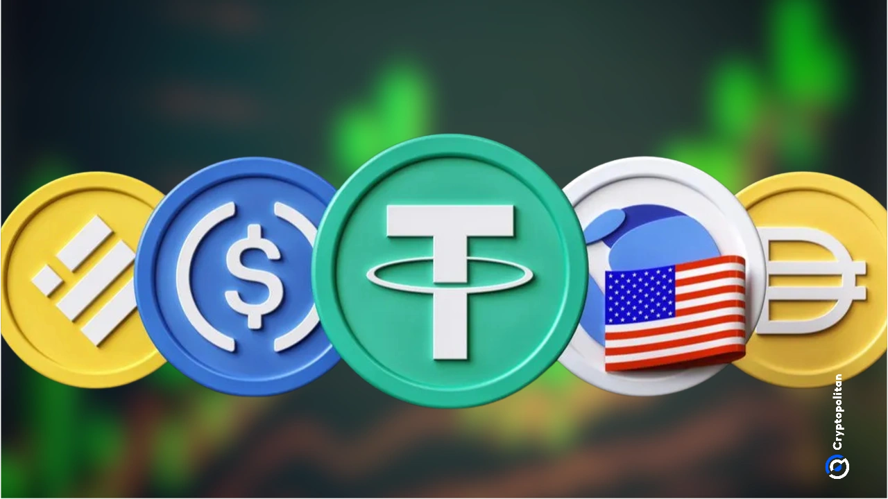 USDT stablecoin market share 2025