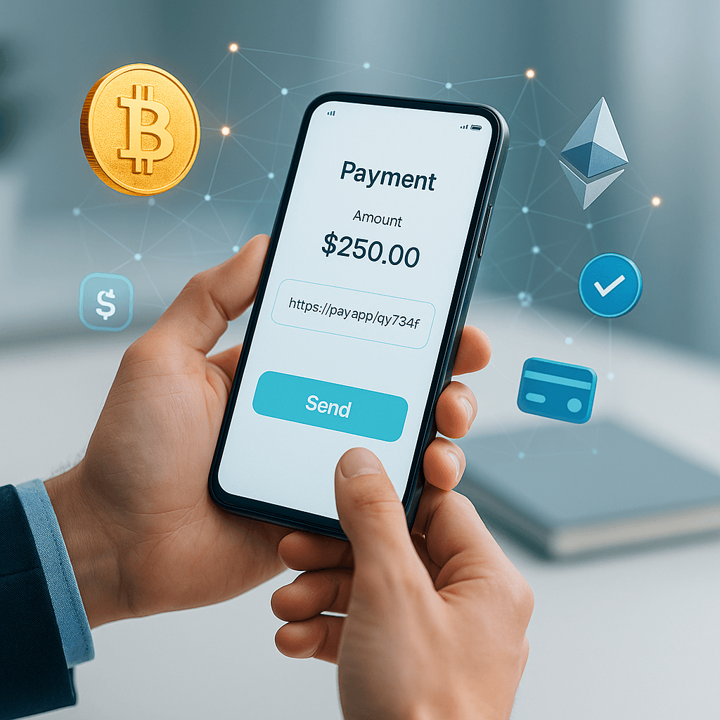 PayPal Links crypto payment feature 2025