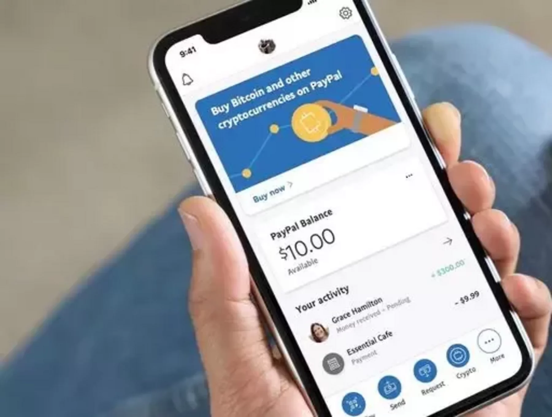 PayPal crypto transaction fee confirmation