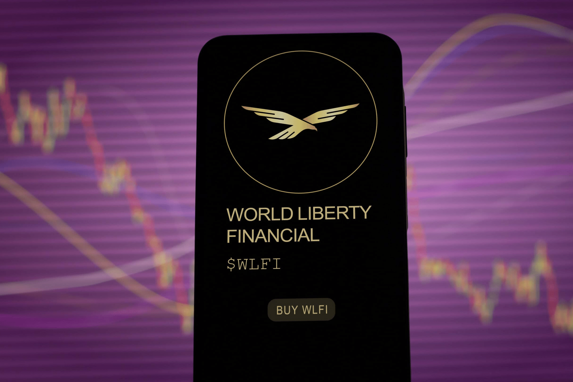 World Liberty Financial WLFI digital token logo 2025
