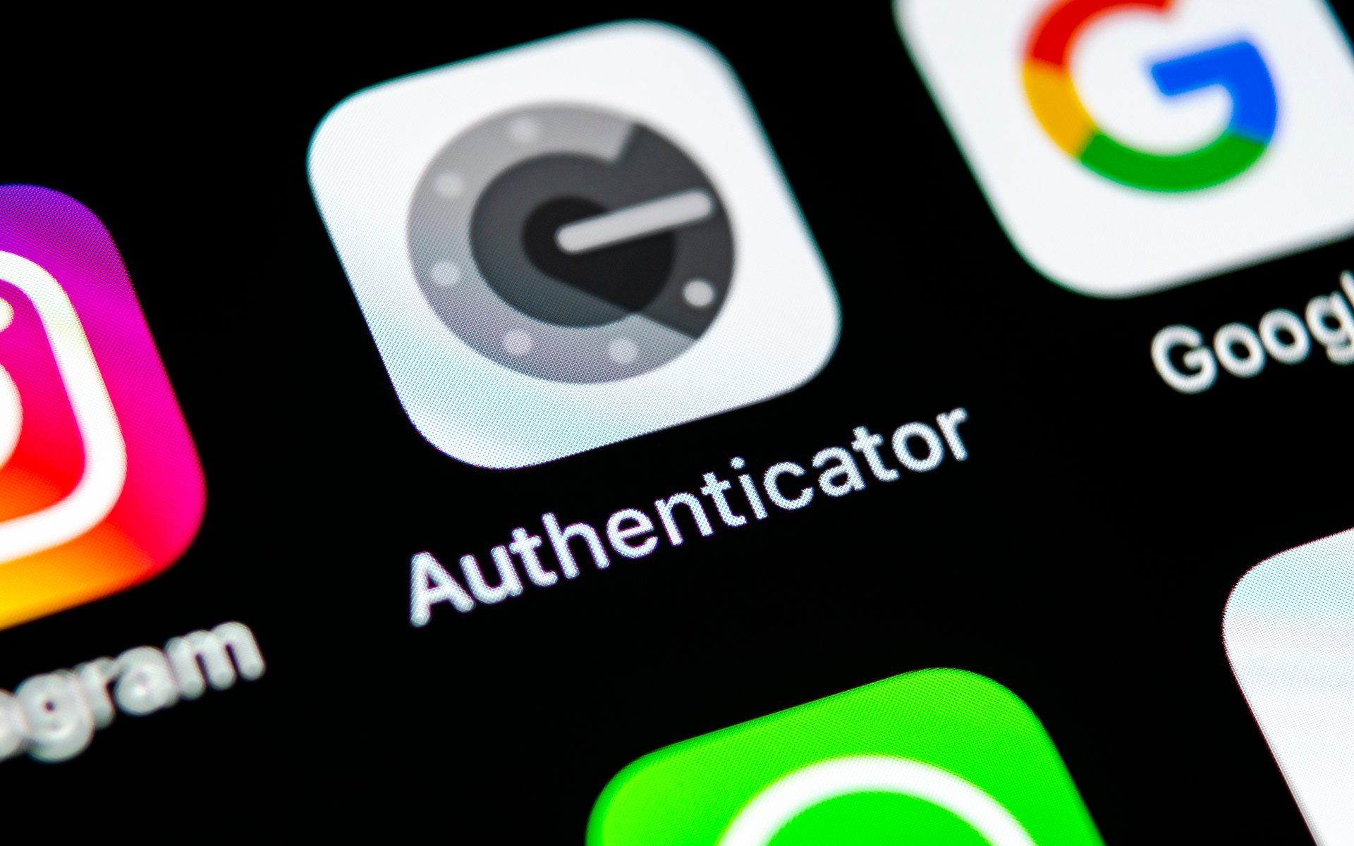 Google Authenticator app for crypto security
