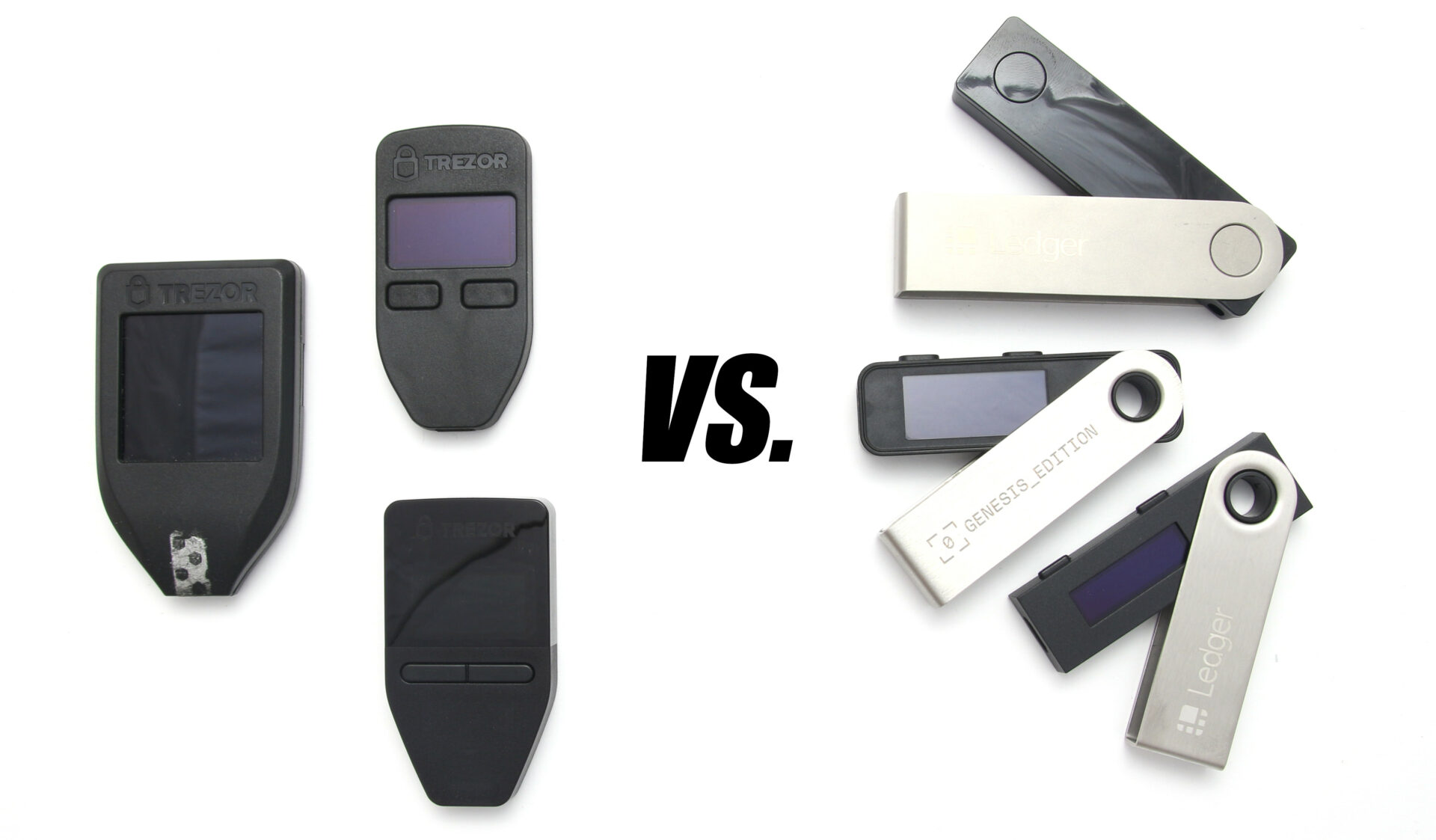 hardware crypto wallet Ledger or Trezor